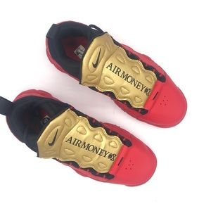 Nike Air More Money RED GOLD BLACK 2018 BASQUETBAL
